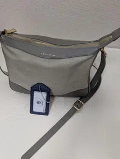 ADMJ グレー ショルダーバッグ 中型