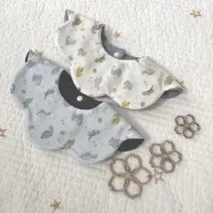 恐竜　スタイ　セット　わたあめスタイ　もくもくスタイ　ガーゼ　ベビー　男の子