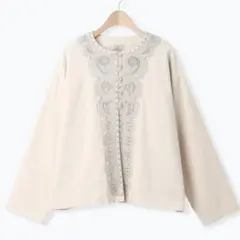 【マカベアリス×Samansa Mos2】刺繍ジャケット