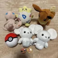 ポケモン ぬいぐるみセット5点セットとおまけ