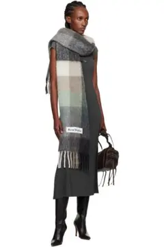 [即日発送] Acne Studios ウール チェックマフラー｜美品