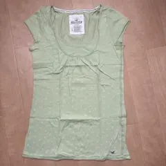Hollister ホリスター カットソー L グリーン ドット☆新品⭐︎のサムネイル