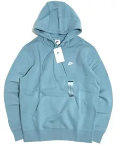 新品 ナイキ クラブ フリース プルオーバー パーカー ターコイズ US:M