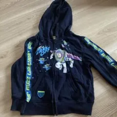 トイストーリー　フード付きパーカー　バズライトイヤー　コストコ　裏起毛