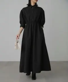 未使用　FREESMARTフリーズマート　 ボリュームパフスリシャツワンピース