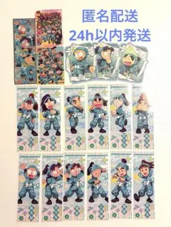 忍たま乱太郎　ロングステッカー　トラベルステッカー　クリアカード　1年生セット