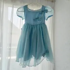 キャサリンコテージ　水色フリルリボンドレス ピアノ発表会