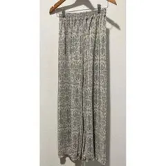 プリーツパンツ ワイドパンツ