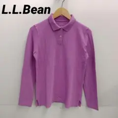W555 L.L.Bean ロングスリーブ ポロシャツ 綿100