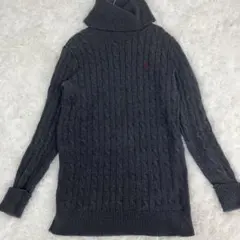 RALPH LAUREN SPORT ラルフローレン ケーブルニットタートル M