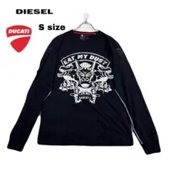 美品　希少　DIESEL×DUCATI コラボ　バイク　長袖カットソー Sサイズのサムネイル