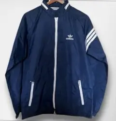 adidas アディダス ナイロンジャケット 紺 1970年代 ヴィンテージ L