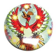 ポケモン　Pokémon　ホウオウ　缶バッジ　レトロ