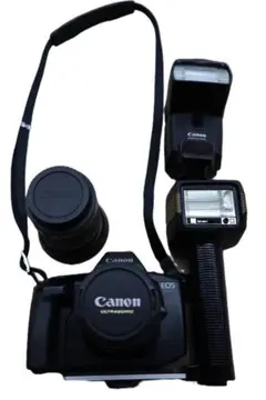 Canon EOS 650一眼レフカメラ フラッシュ付き - メルカリ