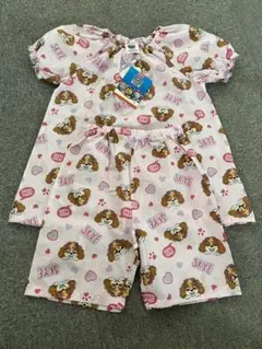 パウパトロール　パジャマ　夏用　半袖　女の子　スカイ　ピンク