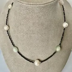 【淡水本真珠★天然石★パールネックレス★ハンドメイド★ファッション★ネックレス】