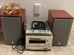 DENON CDMDコンポ　D-MG33 ジャンク 通電確認済み リモコン付き DENON（デノン） DENON CMR-MG33 〓 05年製デノン『FR-GX対抗』 CD／MD