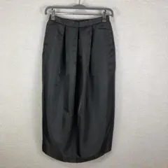ella cocoon satin memory skirt ブラック