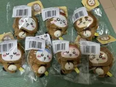 ちいかわ　たぬきだもんくじ　C賞　マスコット　7点セット