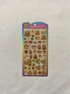 l*୧様 正規品　うるちゅるポップシール　なっとうちゃん