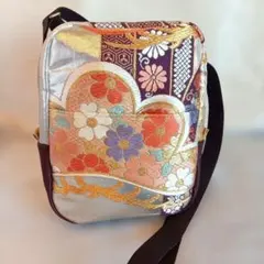 帯リメイクバッグ　ショルダーバッグ　ワンショルダー　ハンドメイドのサムネイル