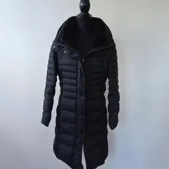 ブラック ロングダウンジャケット
