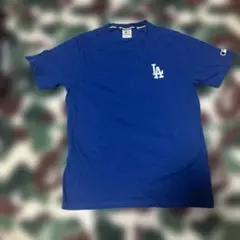 LAロゴ Tシャツ 青