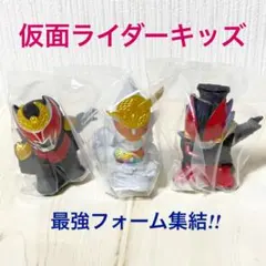 仮面ライダー キッズ 指人形 フィギュア 食玩 キバ 電王 ガイム セット