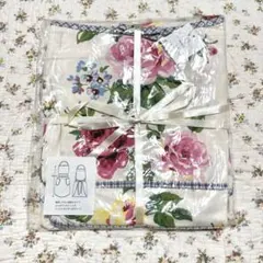 ローラアシュレイ LAURAASHLEY エプロン 花柄 チェックのサムネイル