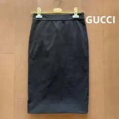 美品　GUCCI レザータイトスカート 黒 2025年最新】GUCCI タイトスカートの人気アイテム - メルカリ