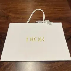 リボン付き！DIOR ディオール ホワイト／白 ショップ袋、ショッパー