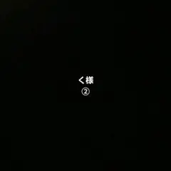 く様　オーダー②