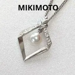 極美品✨ MIKIMOTO ミキモト パール ネックレス ロゴ 刻印 1890 - メルカリ