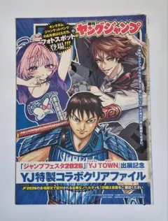 キングダム 当選品 ヤングジャンプ49号 抽選プレゼント キングダムクリアファイル 週刊ヤングジャンプ 2026年3号新年特大号