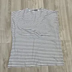 ニコアンド　フレンチプルオーバー　タンクトップ　ボーダー　Tシャツ　M