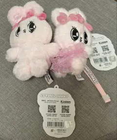 エスターバニー ハートキーチェーンマスコット ペンライトくっつきマスコット