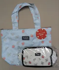 カルディ いちごバッグ 保冷バッグ 限定