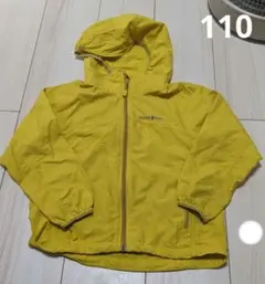 mont-bell フード付きイエロージャケット　110 ナイロンジャケット