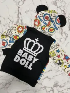 新品タグ付き♡BABYDOLL総柄パーカー/ベビーザらス ディズニー GAP