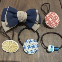 バレッタ　ヘアゴム　セット