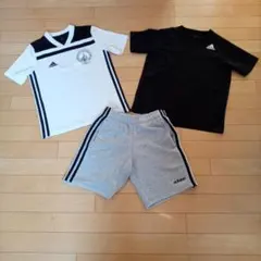 adidas半袖Ｔシャツ２パンツ150cm