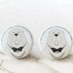ＳＰＹ×ＦＡＭＩＬＹ ボンド 缶バッジ 大阪万博 スパイファミリー 2個セット