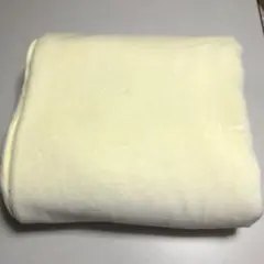 クリーム色 フリースダブルシーツ180x260日本製