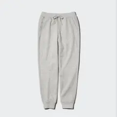 新品タグ付き ユニクロ uniqloヒートテックボアスウェットパンツ L グレー