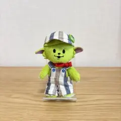 メメル　ぬい服　ナチュラル サロペット、キャップ　2点　no163