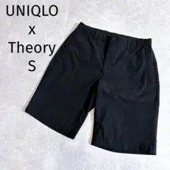 UNIQLO x Theory◆感動イージーショーツ ハーフパンツS 黒2186