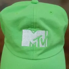 MTV ロゴ 刺繍 キャップ ライトグリーンのサムネイル