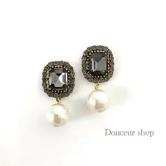 ２点目より半額　ハンドメイドピアス　パール