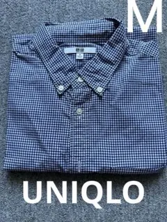 UNIQLO ギンガムチェック長袖シャツ