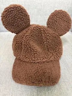 東京ディズニーリゾート公式 ミッキー ボア もこもこキャップ 58cm